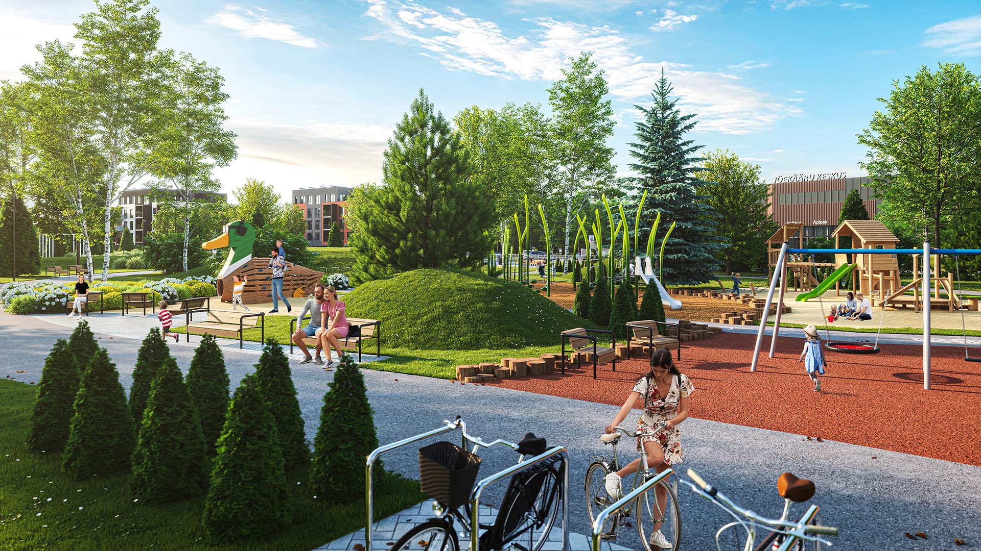 Jõekääru linnaku elukeskkond Pääsküla jõe ääres