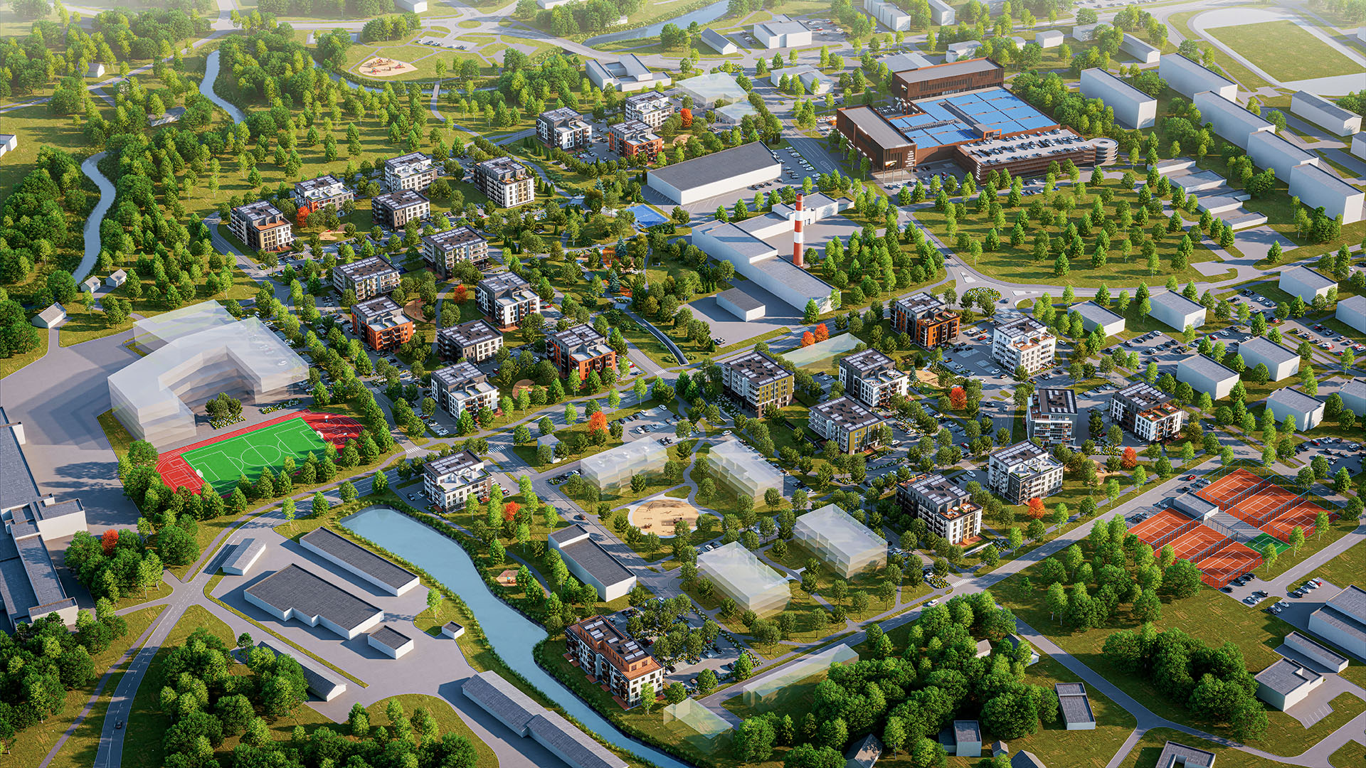 Uus multifunktsionaalne ärikeskus Laagris